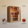 LumaTherm PureGlow Infrared Sauna Cabin